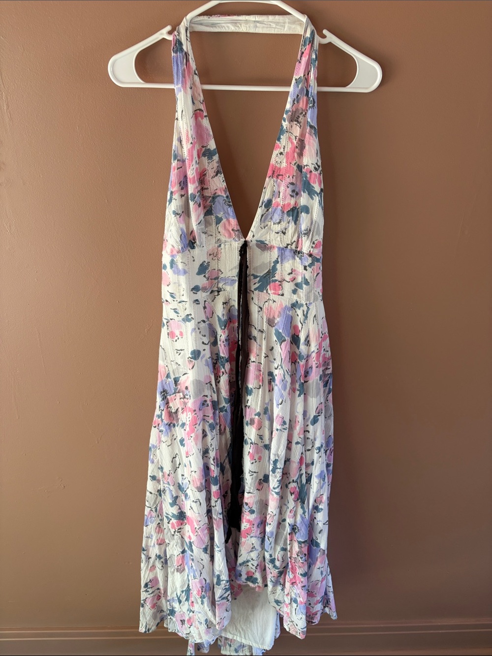 Free People Vintage Halter Maxi Dress